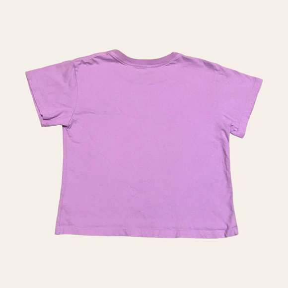 Lavender Purple Aspen Colorado Cropped Baby Tee - Picture 2 of 3